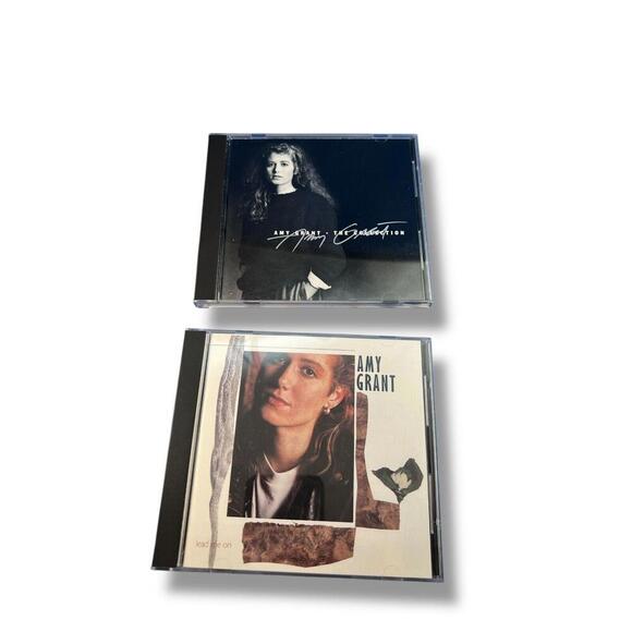 Lot of 2 AMY GRANT  CD Lead Me On, The Collection 1986 1987 AM Records - Picture 1 of 9